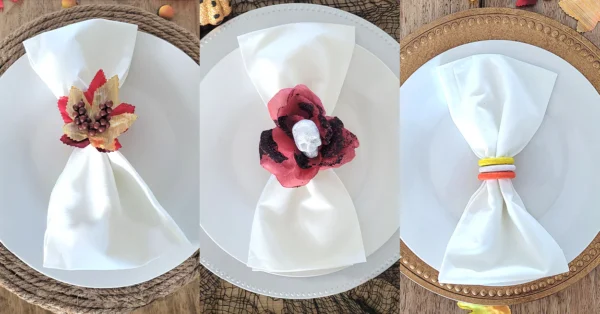 Orrionstars Hotel Napkin Rings - Elegant and Durable Napkin Holders - Image 3